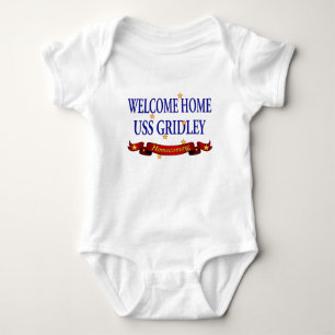Welcome Home USS Gridely Baby Bodysuit