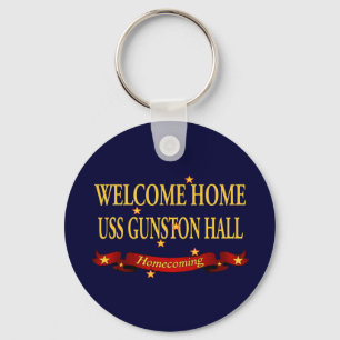 Welcome Home USS Gunston Hall Key Ring