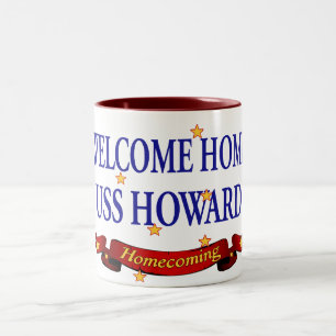 Welcome Home USS Howard Two-Tone Coffee Mug