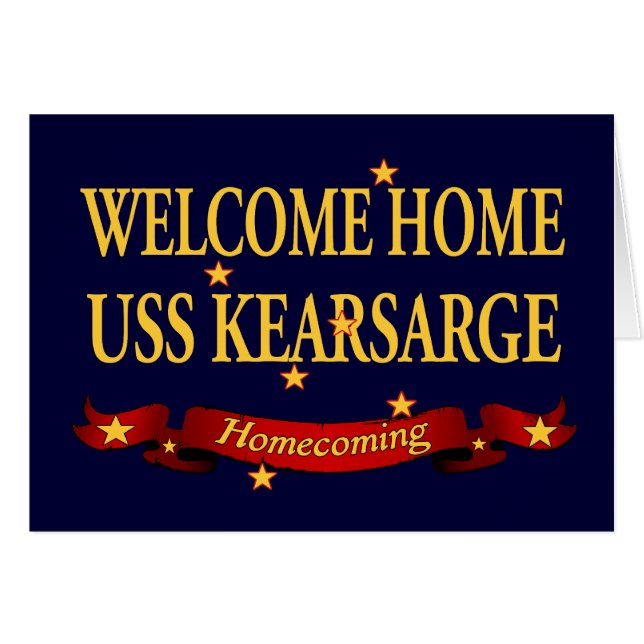 Welcome Home USS Kearsarge (Front Horizontal)