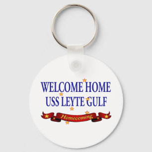 Welcome Home USS Leyte Gulf Key Ring