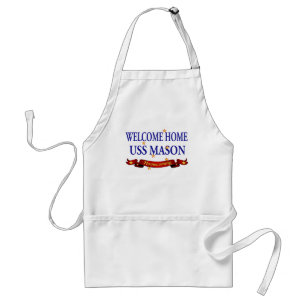 Welcome Home USS Mason Standard Apron