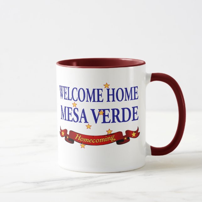 Welcome Home USS Mesa Verde! Mug (Right)