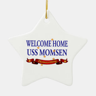 Welcome Home USS Momsen Ceramic Tree Decoration