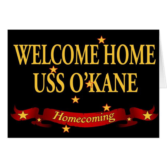 Welcome Home USS O'Kane (Front Horizontal)