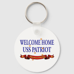 Welcome Home USS Patriot Key Ring