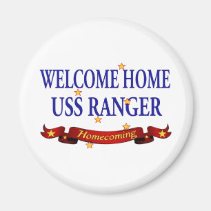 Welcome Home USS Ranger Magnet