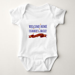 Welcome Home USS Robert G. Bradley Baby Bodysuit