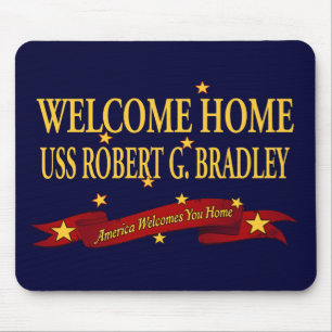 Welcome Home USS Robert G. Bradley Mouse Mat