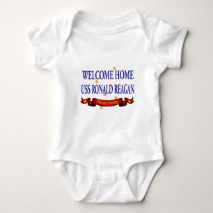 Welcome Home USS Ronald Reagan Baby Bodysuit