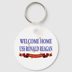 Welcome Home USS Ronald Reagan Key Ring