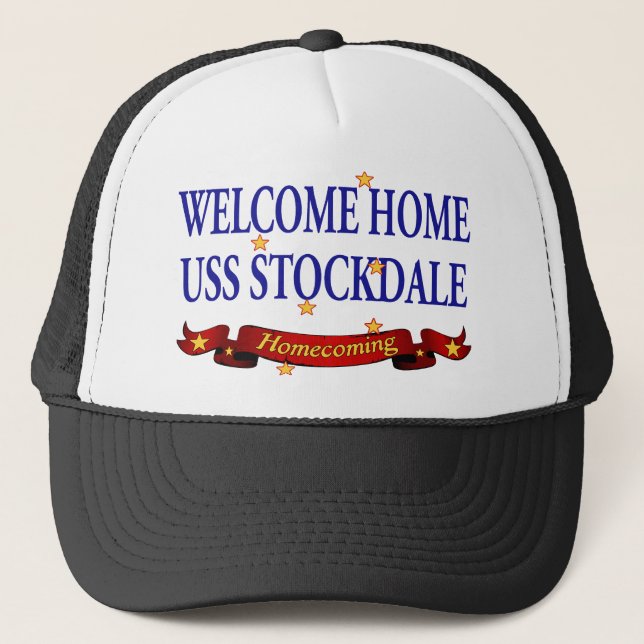 Welcome Home USS Stockdale Trucker Hat (Front)