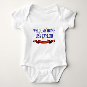 Welcome Home USS Taylor Baby Bodysuit