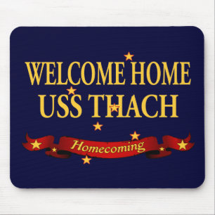 Welcome Home USS Thach Mouse Mat