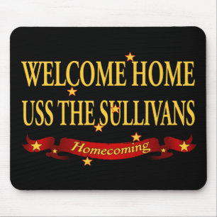 Welcome Home USS The Sullivas Mouse Mat