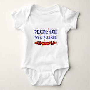 Welcome Home USS Winston S. Churchill Baby Bodysuit