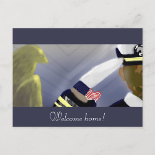 Welcome Home Veteran Postcard