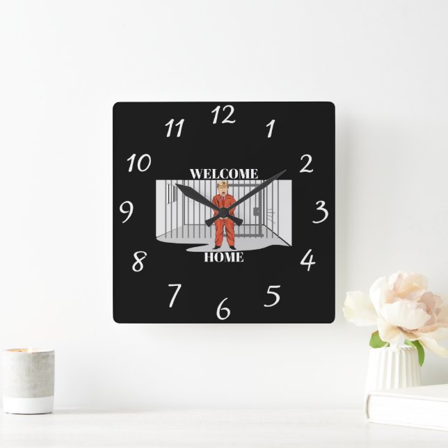Welcome Home Wall Clock (Home)