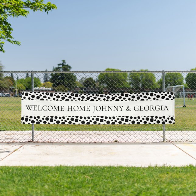  Welcome Home Wall Decoration Custom Made Printed Banner (Insitu)