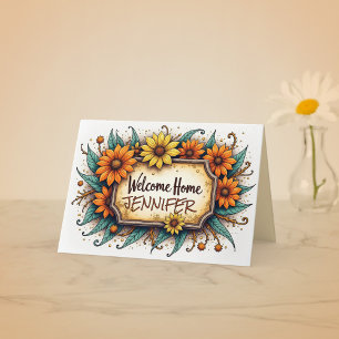 Welcome Home with Brown-Eyed Susans  Card