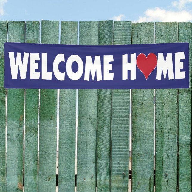 Welcome Home with Heart Banner (Creator Uploaded)
