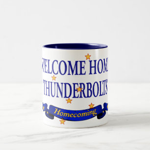 Welcome HomeThunderbolts Two-Tone Coffee Mug