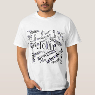 "Welcome" In Several Languages POP ART VERSION T-Shirt