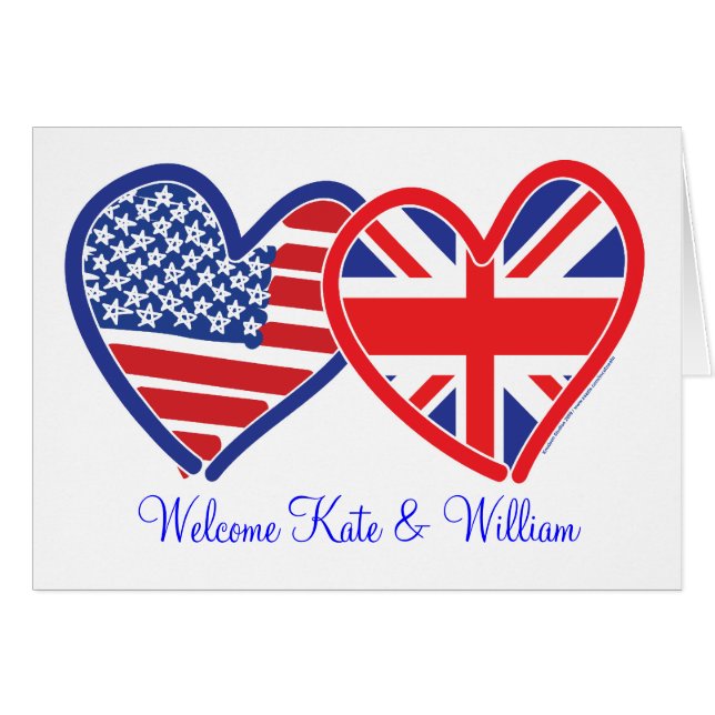 Welcome Kate & William/ Royal Wedding (Front Horizontal)