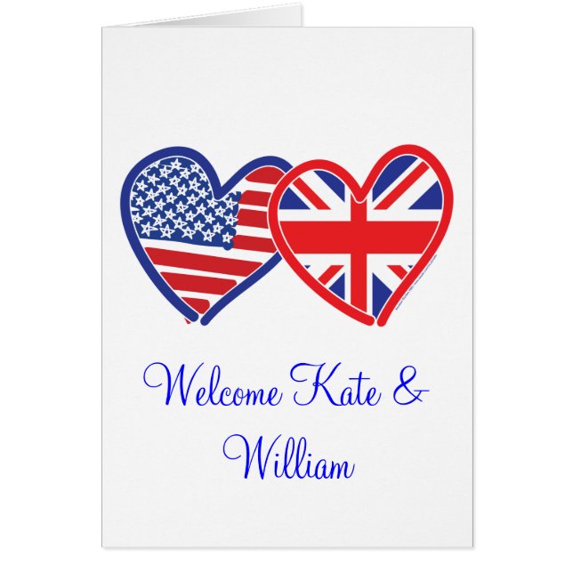 Welcome Kate & William/ Royal Wedding (Front)
