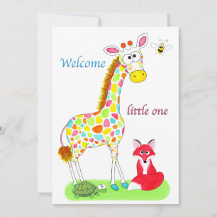 Welcome Little One Baby  Invitation