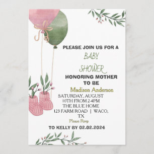 Welcome Little One Baby Shower Invitation
