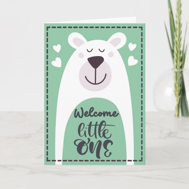 Welcome Little One Card (Front)
