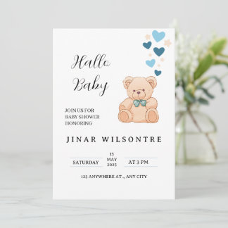 Welcome Little One Invitation