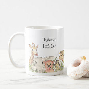Welcome Little One Safari Baby Congratulations Coffee Mug