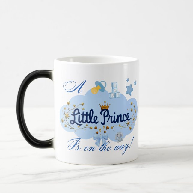 "Welcome Little Prince" Magic Heat-Reveal Mug (Left)