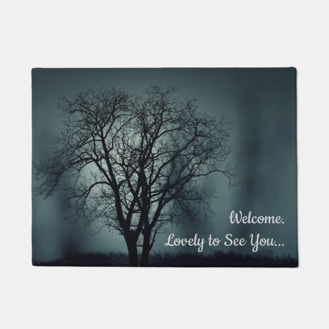 Welcome. Lovely to See You…Halloween Doormat (Front)