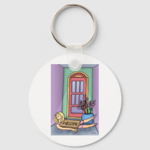 Welcome Mat Key Ring