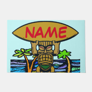 Welcome Mat, Tiki & Surf Board Doormat