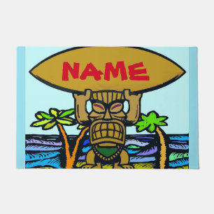 Welcome Mat, Tiki & Surf Board Doormat