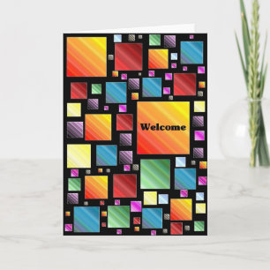 Welcome Mosaic Card