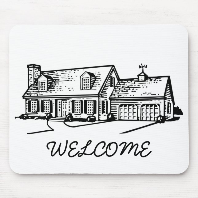 Welcome Mouse Mat (Front)