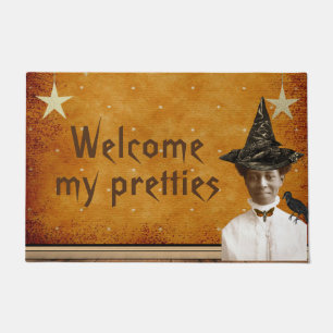Welcome My Pretties Halloween Doormat