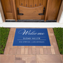 Welcome|Name|Address Modern 