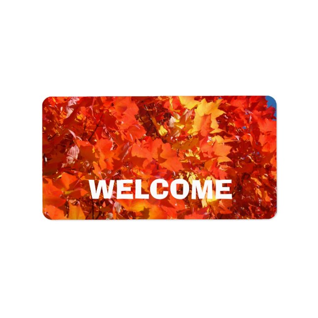 Welcome Name Tags Conferences Labels Colourful (Front)