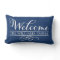 Welcome Navy Blue Custom Last Name