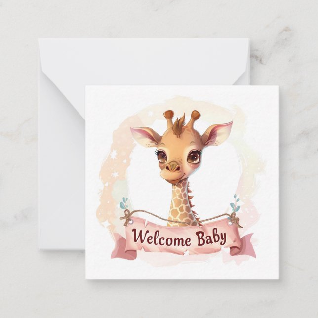Welcome New Baby Card (Front)