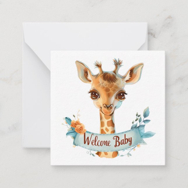 Welcome New Baby Card (Front)