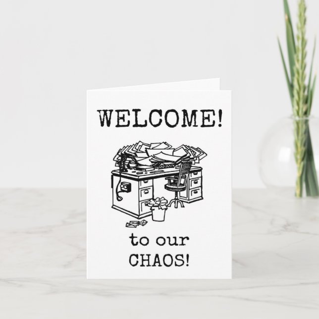 Welcome New Employee, Team Card (Front)