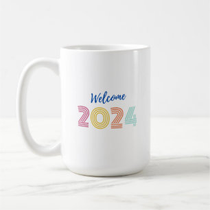 Welcome New Year 2024  Coffee Mug