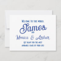 Welcome newborn baby boy congratulations